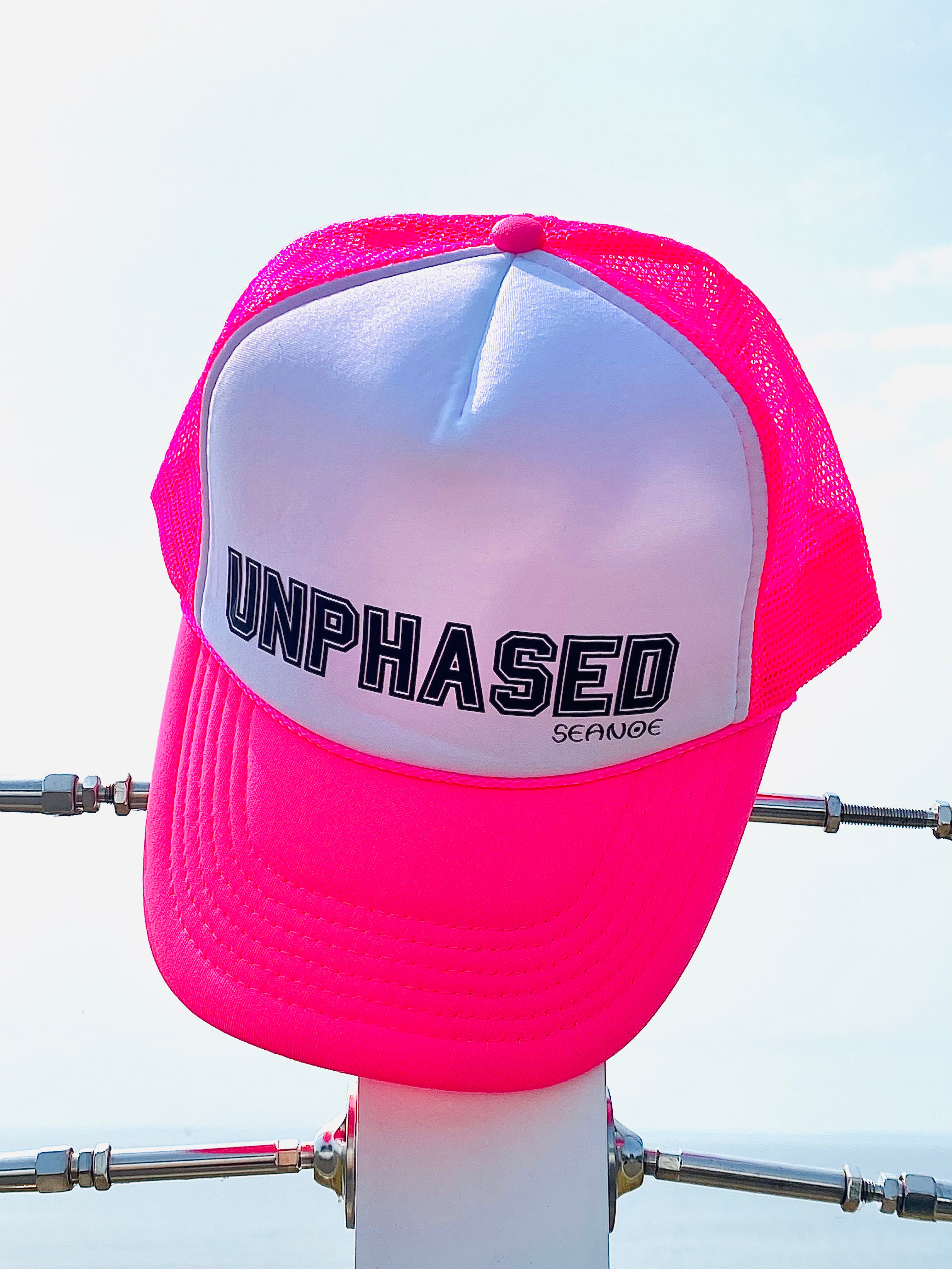 NEON PINK SEANOE TRUCKER HAT