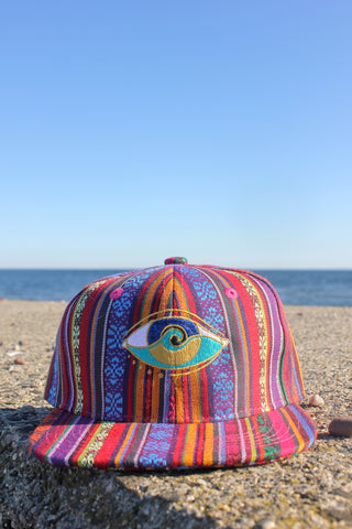 KIDS BLUE HIBISCUS SEANOE SNAPBACK