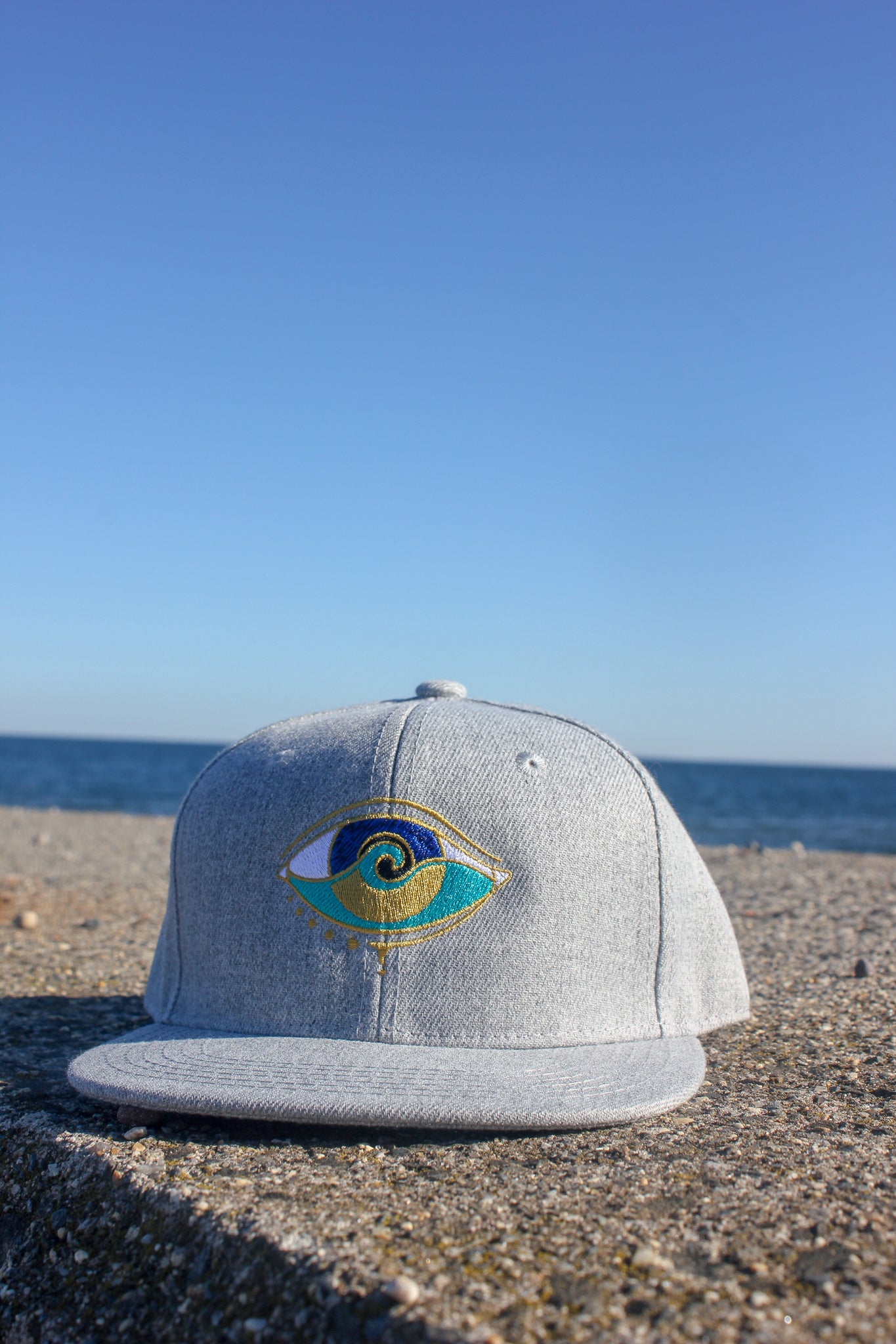 KIDS LIGHT GREY SEANOE SNAPBACK