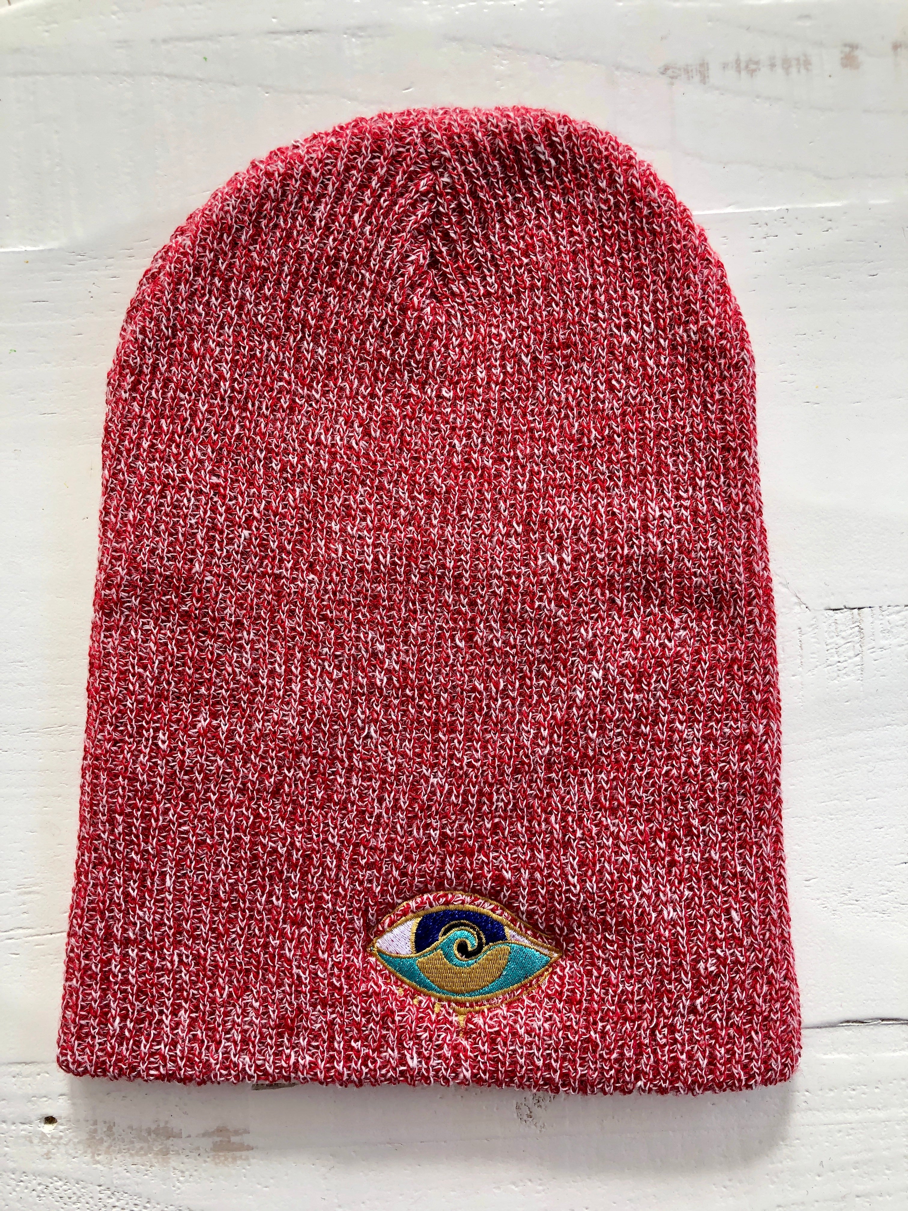 HEATHER RED SEANOE SLOUCH BEANIE