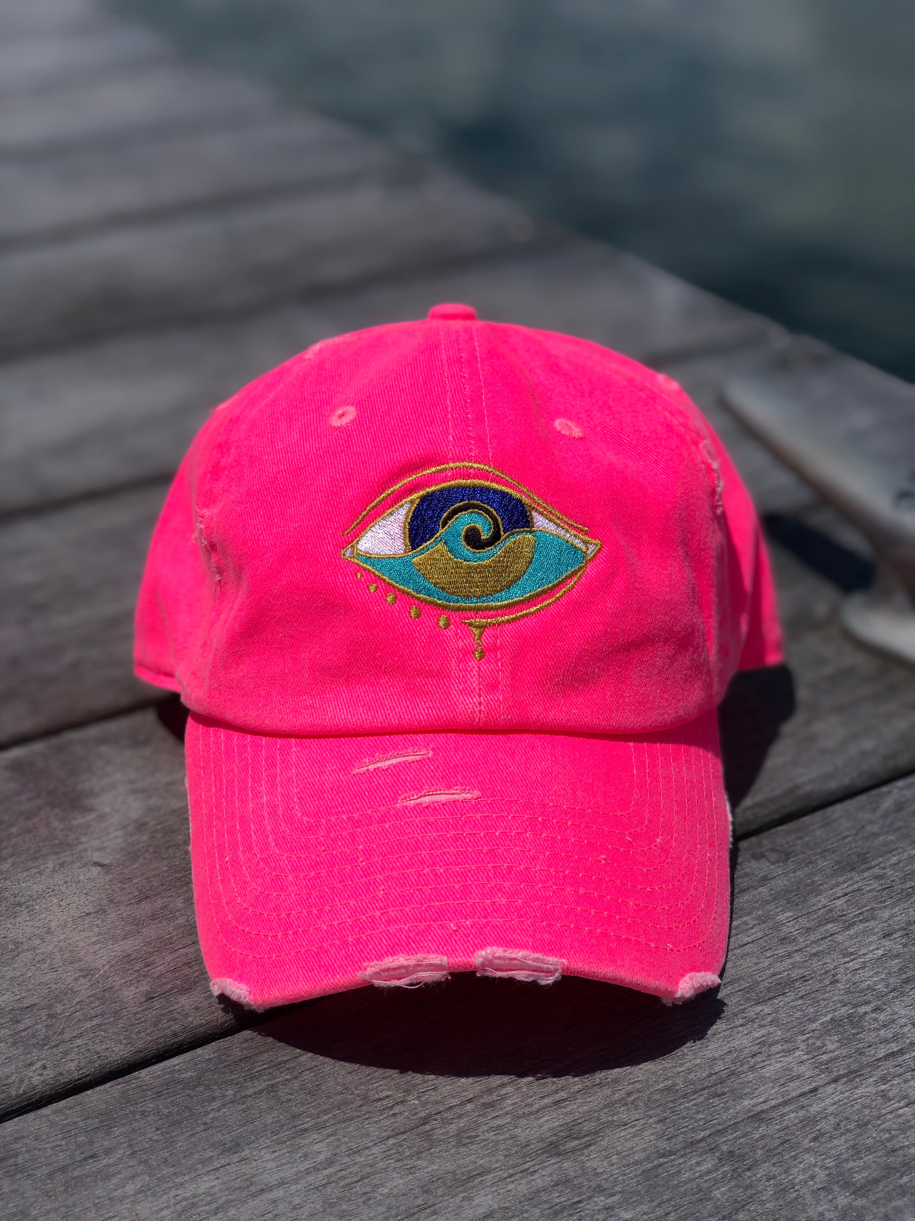 NEON PINK SEANOE DAD HAT