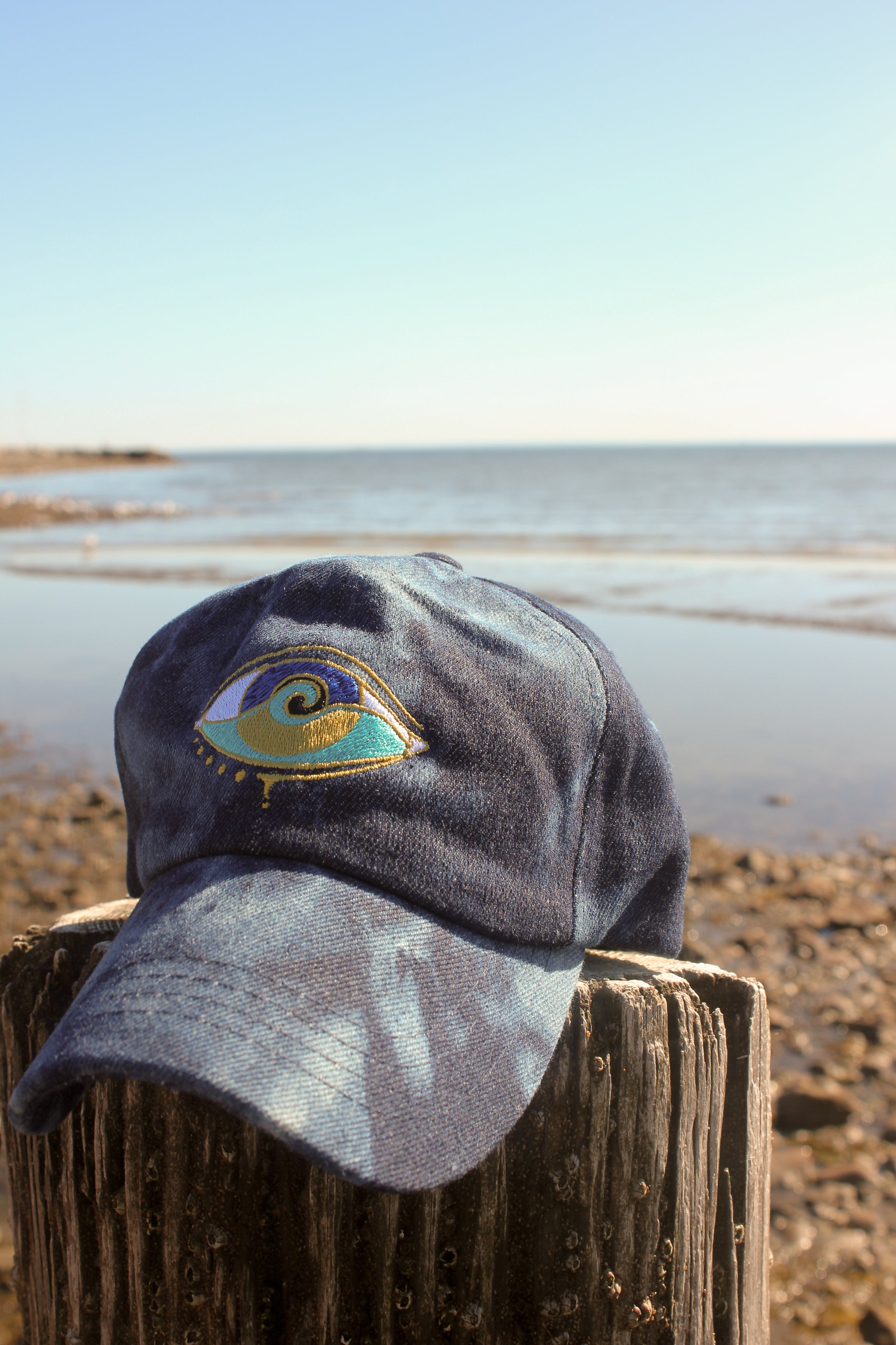 DENIM SPLASH SEANOE DAD HAT