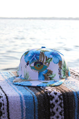 KIDS BLUE HIBISCUS SEANOE SNAPBACK