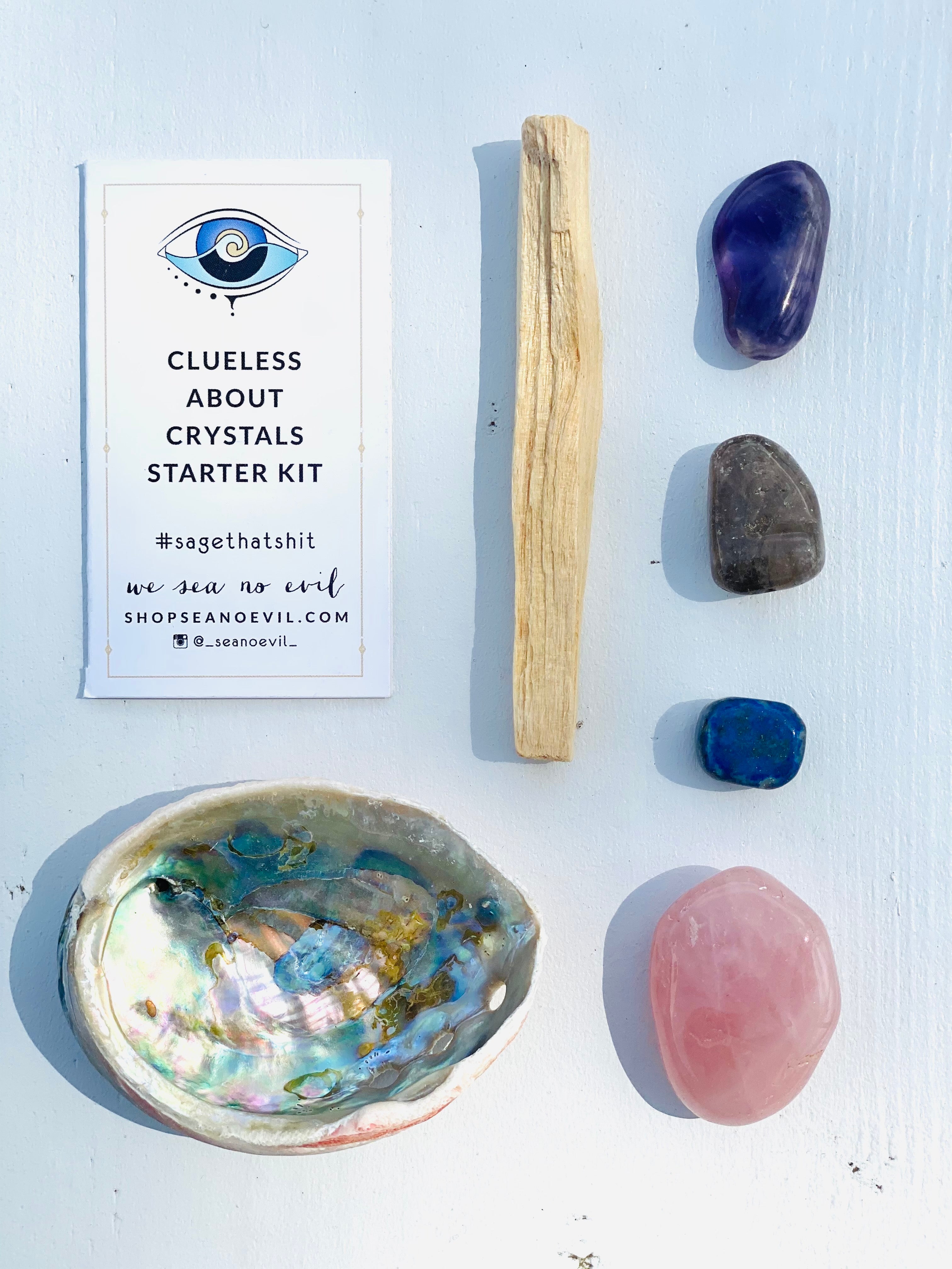 CLUELESS ABOUT CRYSTALS KIT